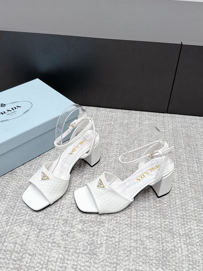 Prada women's shoes SSS launches Prada’s latest long boots, sandals, thin heels, empty backs, — 1:1 Replica — photo 2