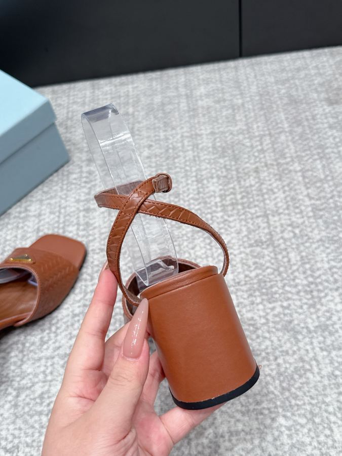 Prada women's shoes SSS launches Prada’s latest long boots, sandals, thin heels, empty backs, — 1:1 Replica For Sale — photo 8