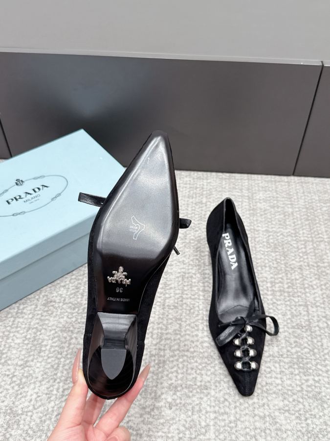 Prada women's shoes SSS launches Prada’s latest long boots, sandals, thin heels, empty backs, — 1:1 Replica For Sale — photo 9