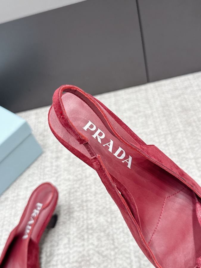 Prada women's shoes SSS launches Prada’s latest long boots, sandals, thin heels, empty backs, — 1:1 Replica For Sale — photo 8