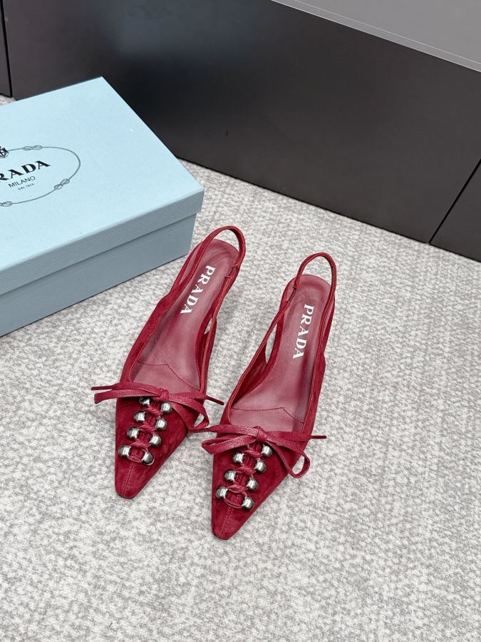 Prada women's shoes SSS launches Prada’s latest long boots, sandals, thin heels, empty backs, — 1:1 Replica For Sale — photo 4