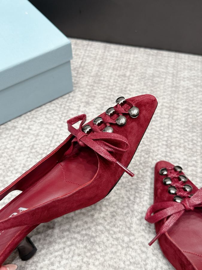 Prada women's shoes SSS launches Prada’s latest long boots, sandals, thin heels, empty backs, — 1:1 Replica For Sale — photo 6