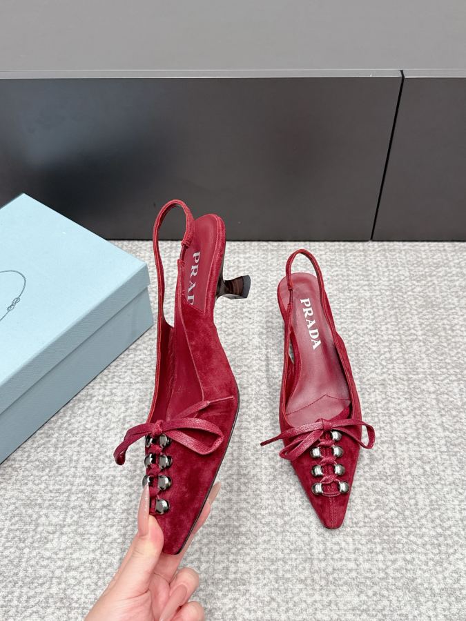 Prada women's shoes SSS launches Prada’s latest long boots, sandals, thin heels, empty backs, — 1:1 Replica For Sale — photo 3