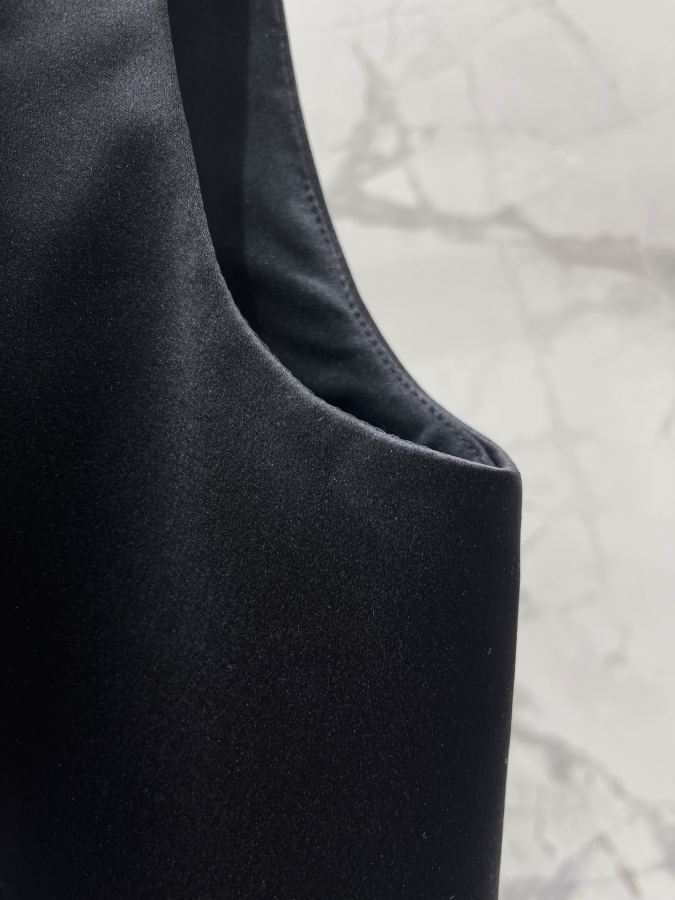 BALMAIN Women 𝗕𝗔𝗟𝗠𝗔𝗜* Balmain Zipper Square Neck Slim Fit Acetate Vest — Premium Replica — photo 6