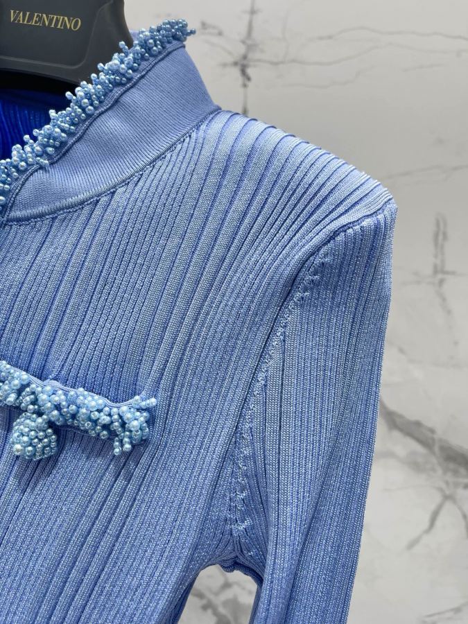 self-portrait Women 𝘀𝗲𝗹𝗳-𝗽𝗼𝗿𝘁𝗿𝗮𝗶* Early Spring New Mist Blue New — 1:1 Replica For Sale — photo 5