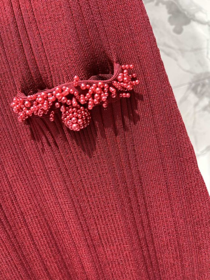 self-portrait Women 𝘀𝗲𝗹𝗳-𝗽𝗼𝗿𝘁𝗿𝗮𝗶* sp New Burgundy New Chinese Style — AAA Quality Replica — photo 5