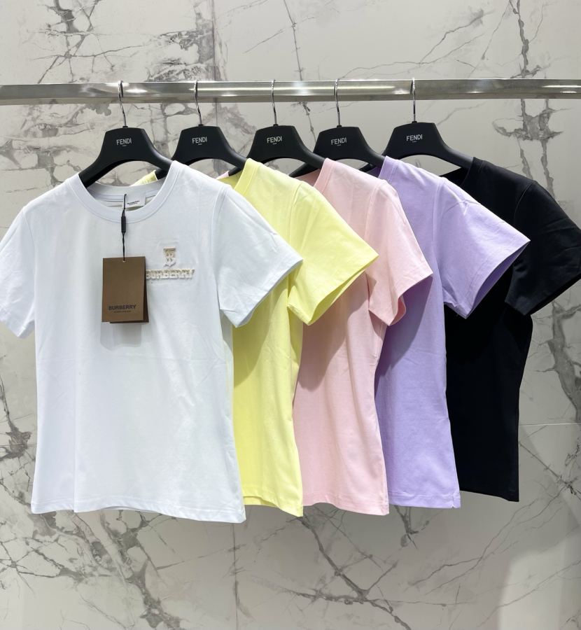 Burberry Women 𝗕𝗨𝗥𝗕𝗘𝗥𝗥* Burberry New toothbrush embroidered letters cotton — AAA Quality Replica — photo 9