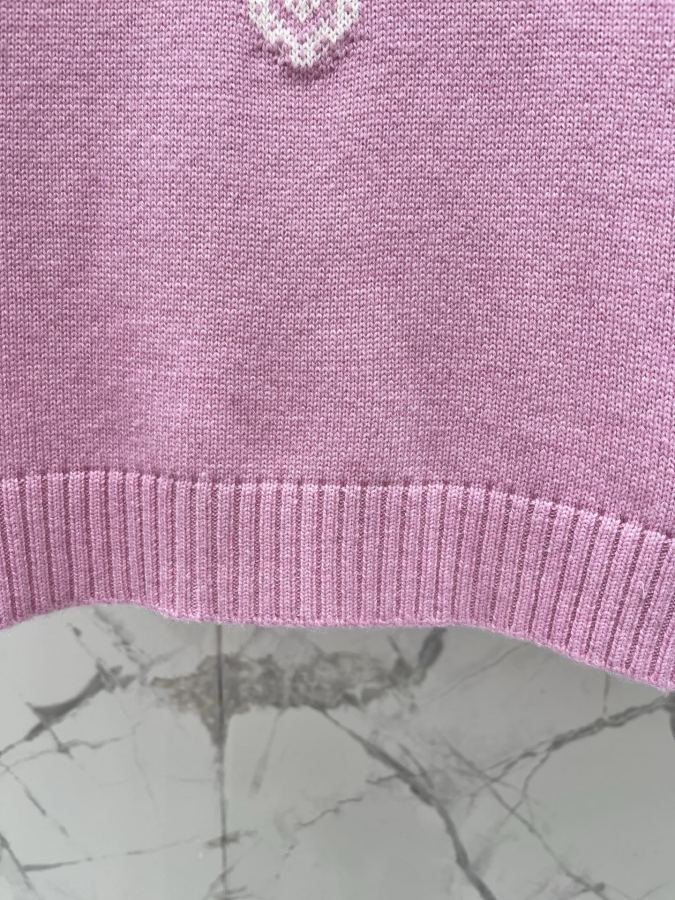 Prada Women 𝗣𝗥𝗔𝗗* Prada early spring New letter intarsia logo wool crew neck sweater — AAA Quality Replica — photo 6