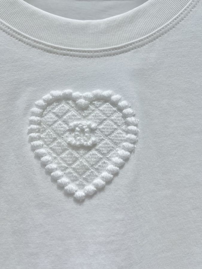 Chanel kvinner 𝗖𝗛𝗔𝗡𝗘* Ny logo T — photo 5