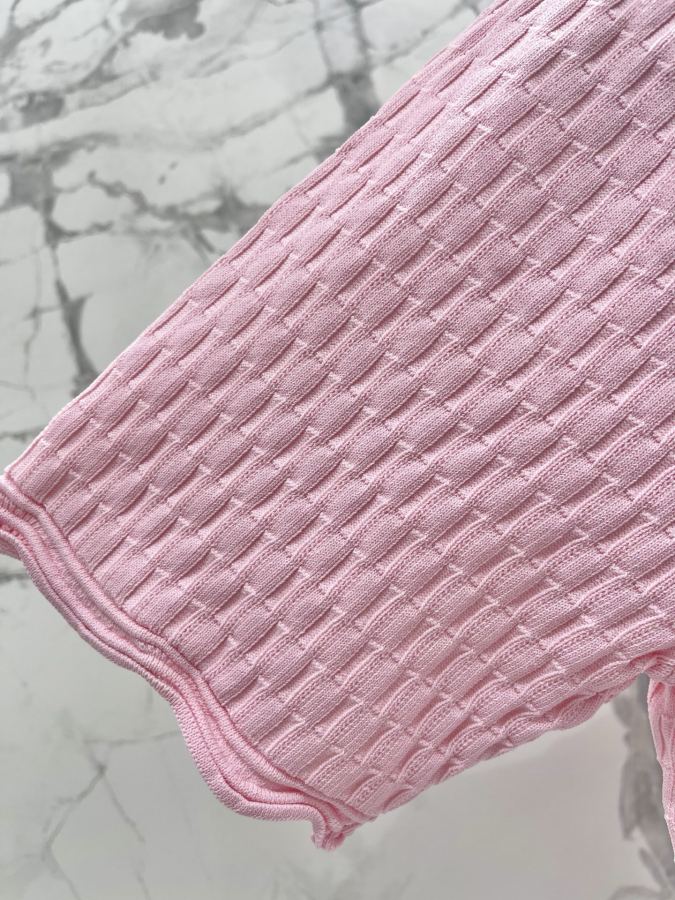 Miumiu Women 𝗠𝗜𝗨𝗠𝗜𝗨* Miu Early Spring New Metal Buckle Knitted Suit — 1:1 Replica For Sale — photo 8
