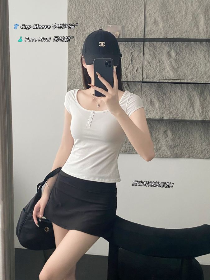 Lulu T-shirt lululemon Cap-Sleeve Women's T — 1:1 Replica — photo 9