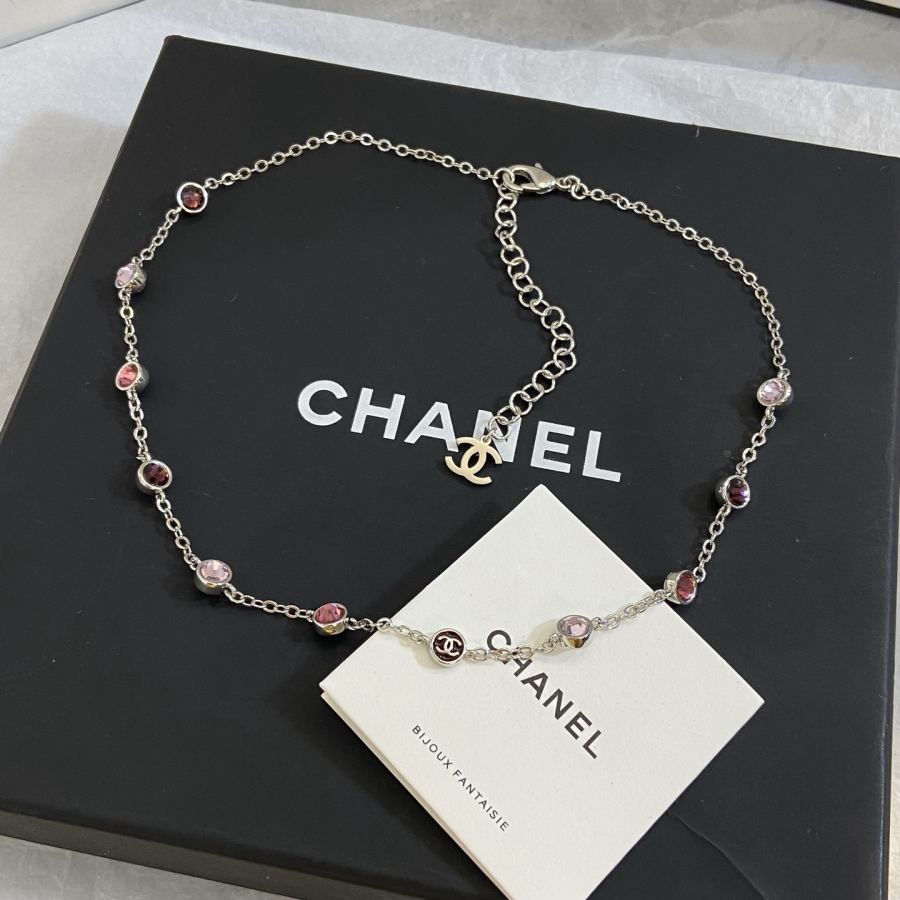 Dior Jewelry [Scented Round Enamel Colorful Diamond Necklace] — AAA Quality Replica — photo 2