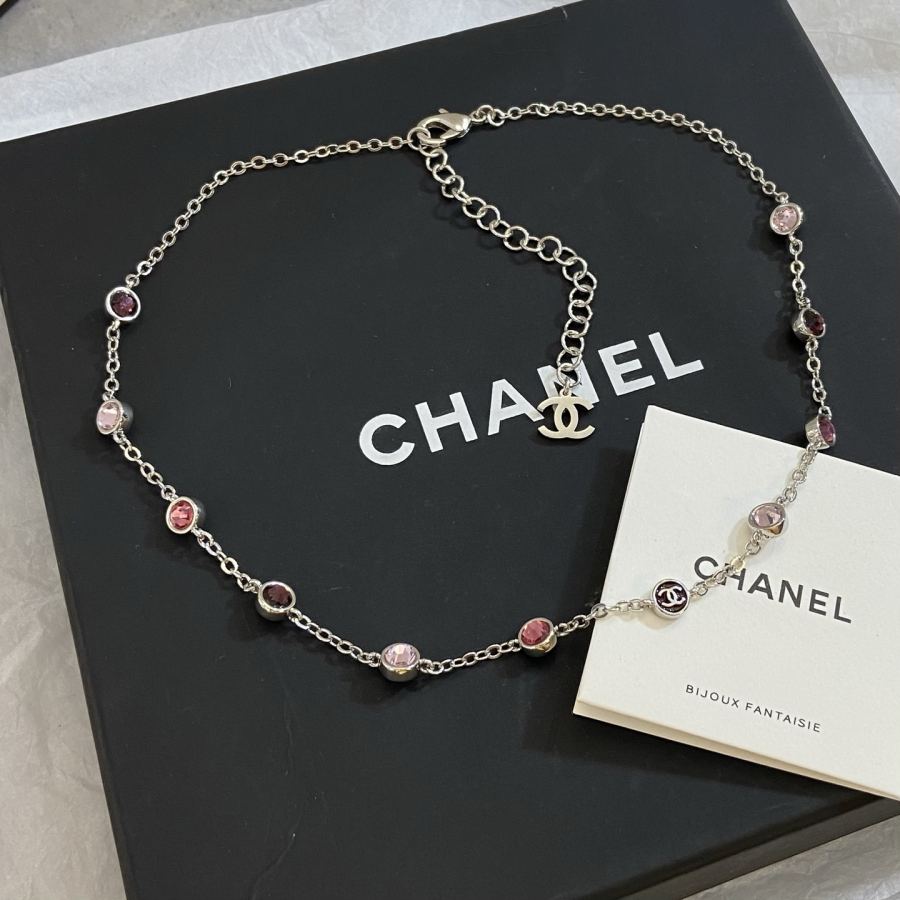 Dior Jewelry [Scented Round Enamel Colorful Diamond Necklace] — AAA Quality Replica — photo 3