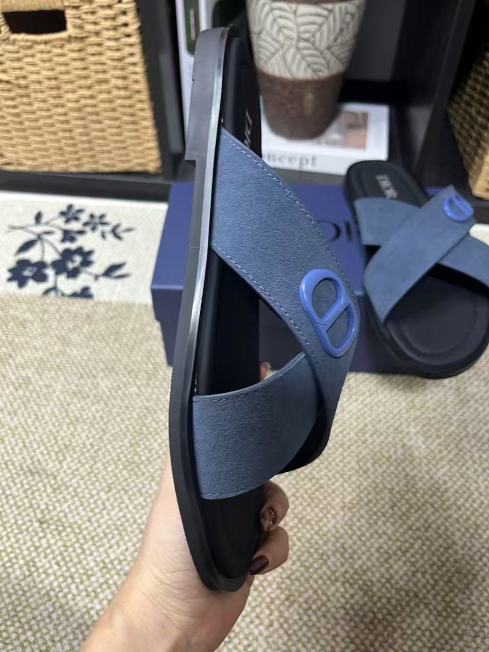 Dior women's shoes Dior Aqua CD Diamond Dior “DIOR” — 1:1 Replica For Sale — photo 6