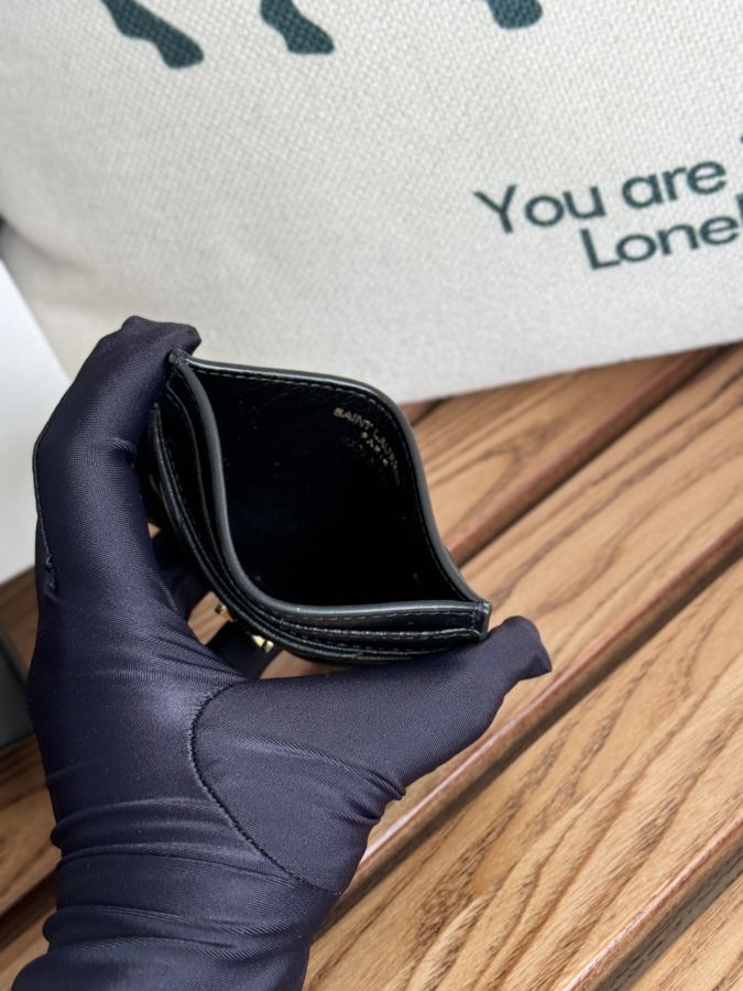 YSL bag YSL classic card holder made of lambskin — 1:1 Replica — photo 7