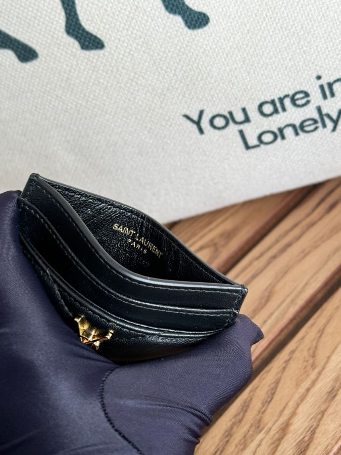 YSL bag YSL classic card holder made of lambskin — 1:1 Replica — photo 8