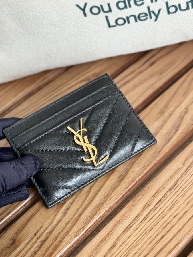 YSL bag YSL classic card holder made of lambskin — 1:1 Replica — photo 6