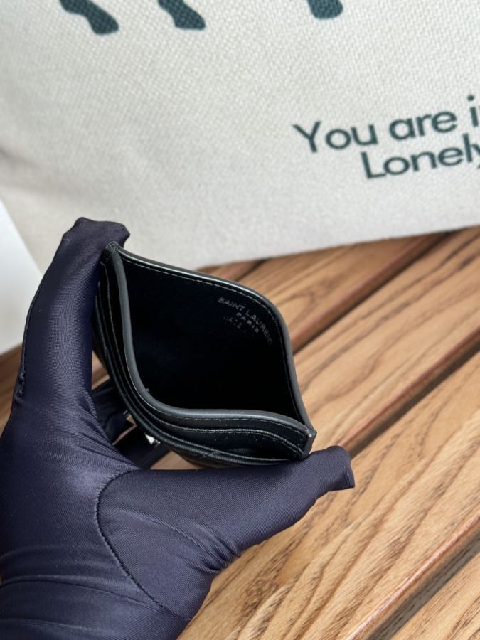 YSL bag YSL classic card holder made of lambskin — AAA Quality Replica — photo 7