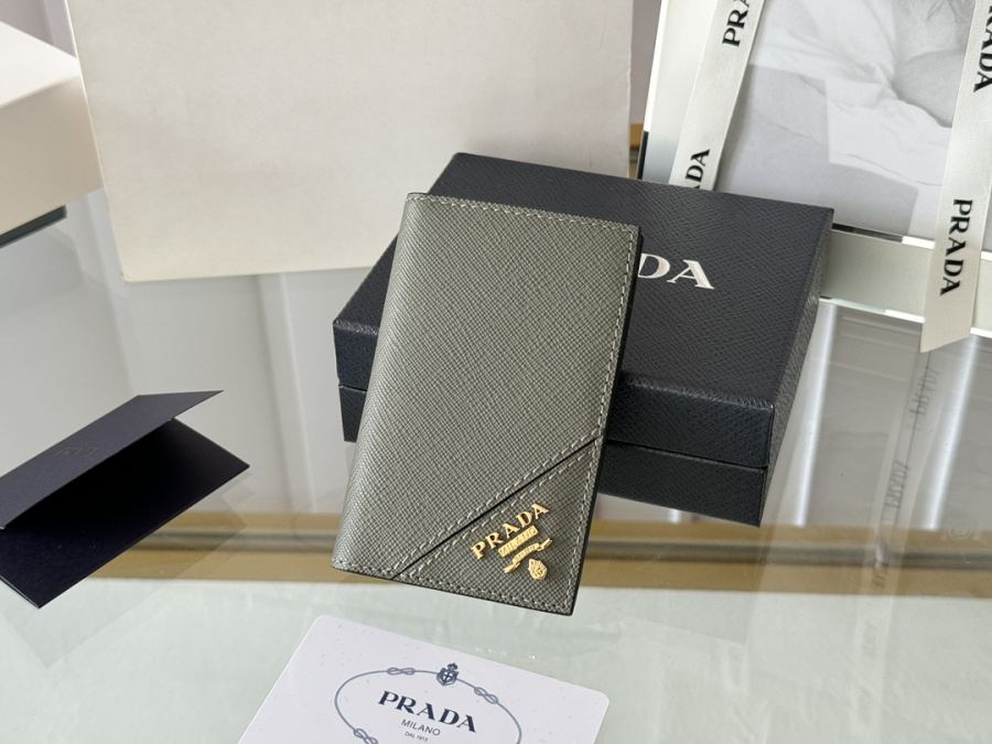 PRADA bag cross pattern unisex card holder, can be placed in pockets, bags, and can be held in the — AAA Quality Replica — photo 2