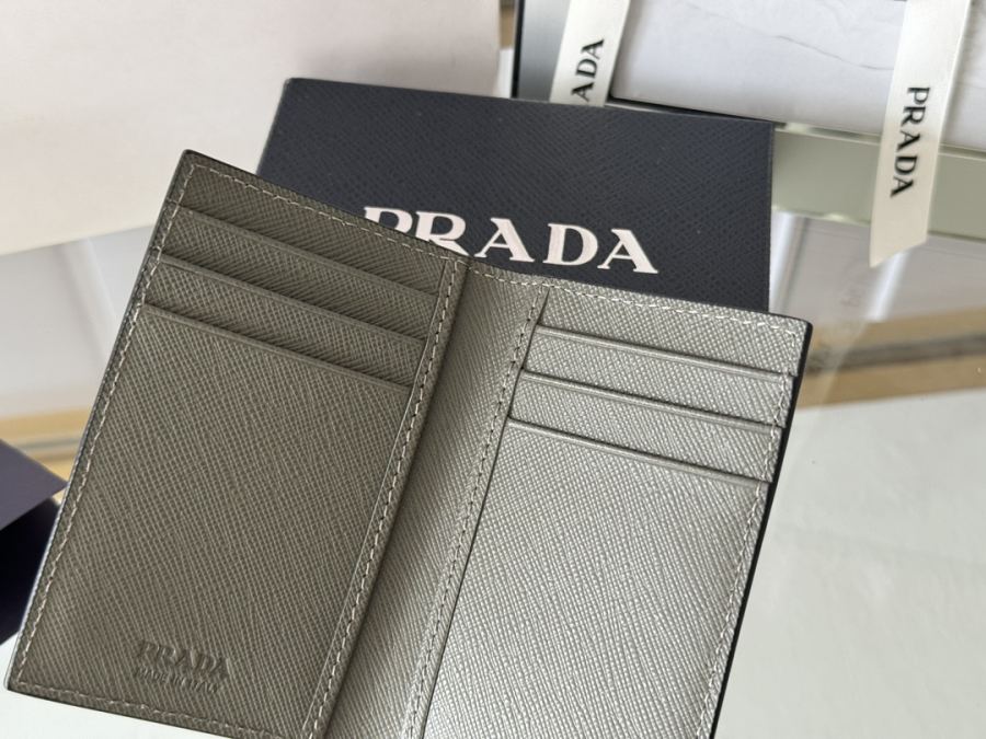 PRADA bag cross pattern unisex card holder, can be placed in pockets, bags, and can be held in the — AAA Quality Replica — photo 9