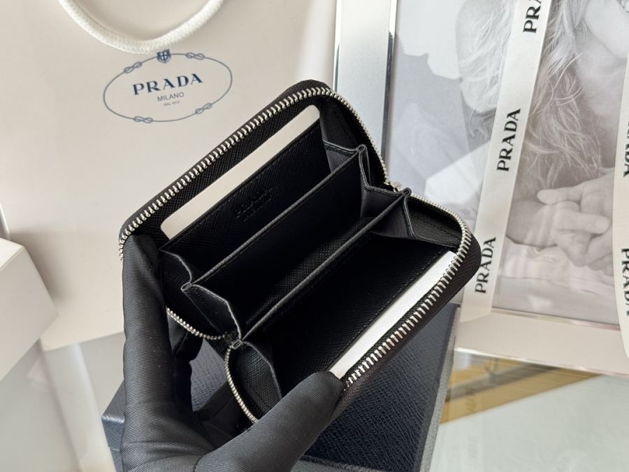 Borsa PRADA Borsa con cerniera porta carte unisex Prada Cross Pattern — photo 7