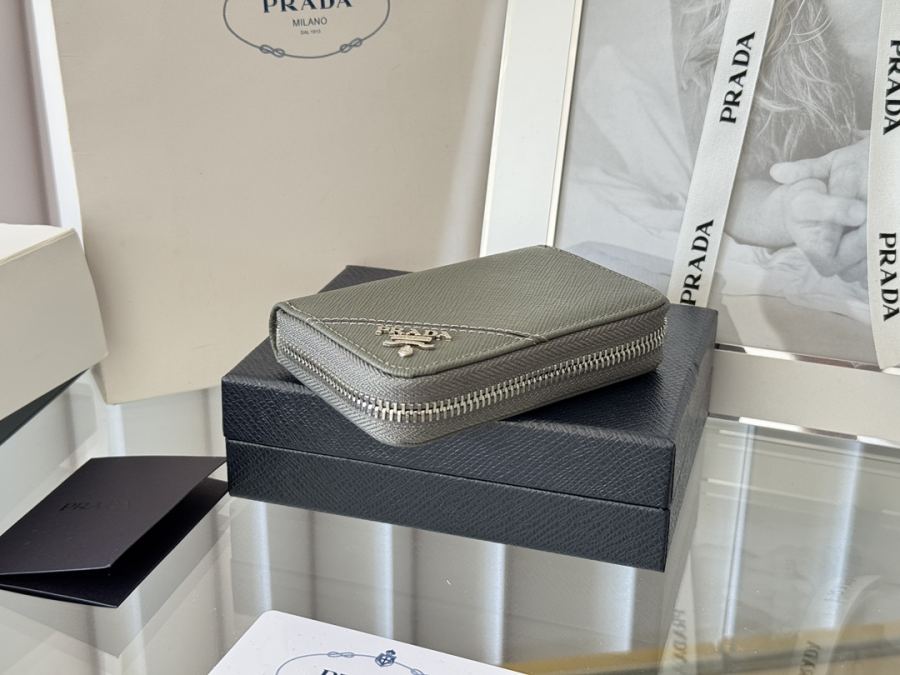 Borsa PRADA Borsa con cerniera porta carte unisex Prada Cross Pattern — photo 4