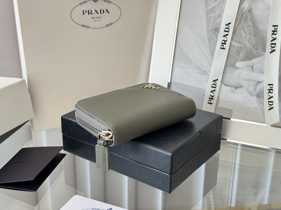 Borsa PRADA Borsa con cerniera porta carte unisex Prada Cross Pattern — photo 5