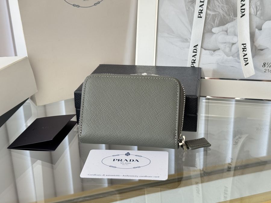 Borsa PRADA Borsa con cerniera porta carte unisex Prada Cross Pattern — photo 3