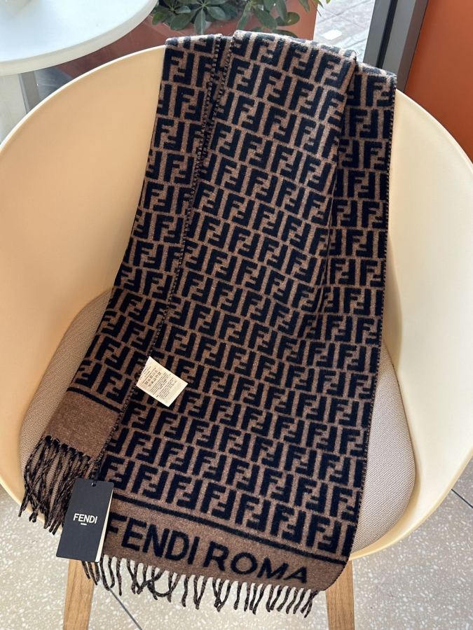 Fendi scarf Fendi FF Up genuine ＋ 80% 20% 30x180 — Premium Replica — photo 8