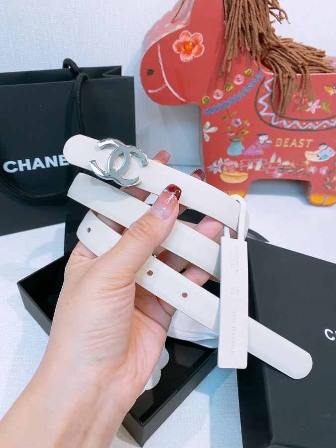 CHANEL riem -Xiangjia Nieuwe smalle versie dubbelzijdige riem — photo 3