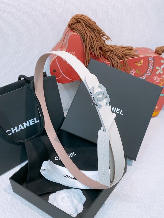 CHANEL riem -Xiangjia Nieuwe smalle versie dubbelzijdige riem