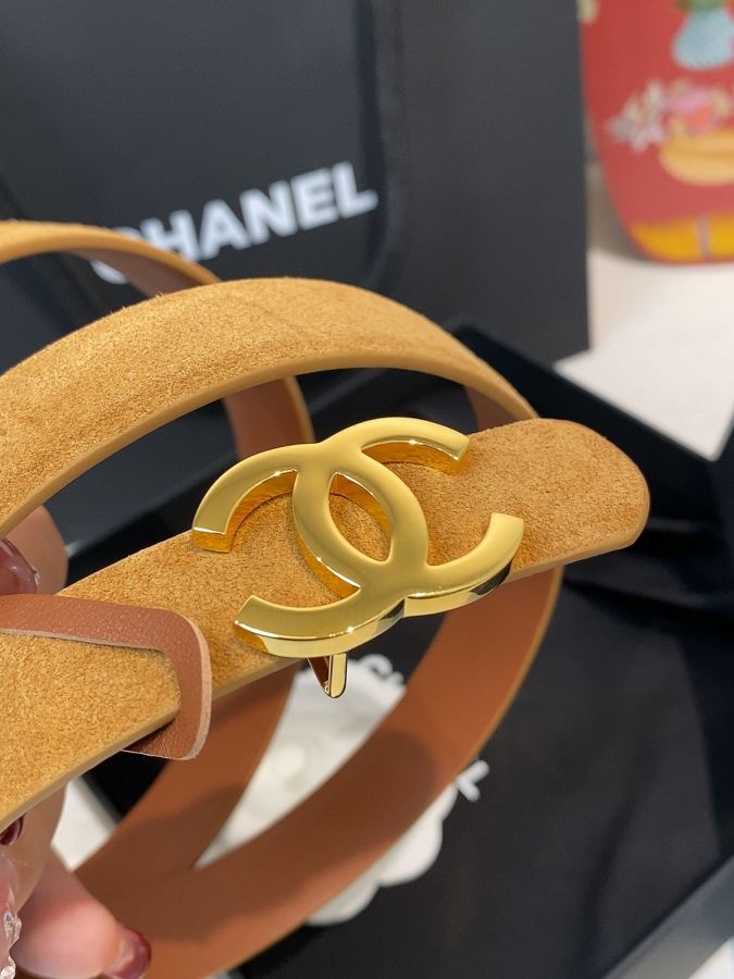 CHANEL Gürtel Xiangjia Neuer schmaler doppelseitiger Gürtel — photo 5