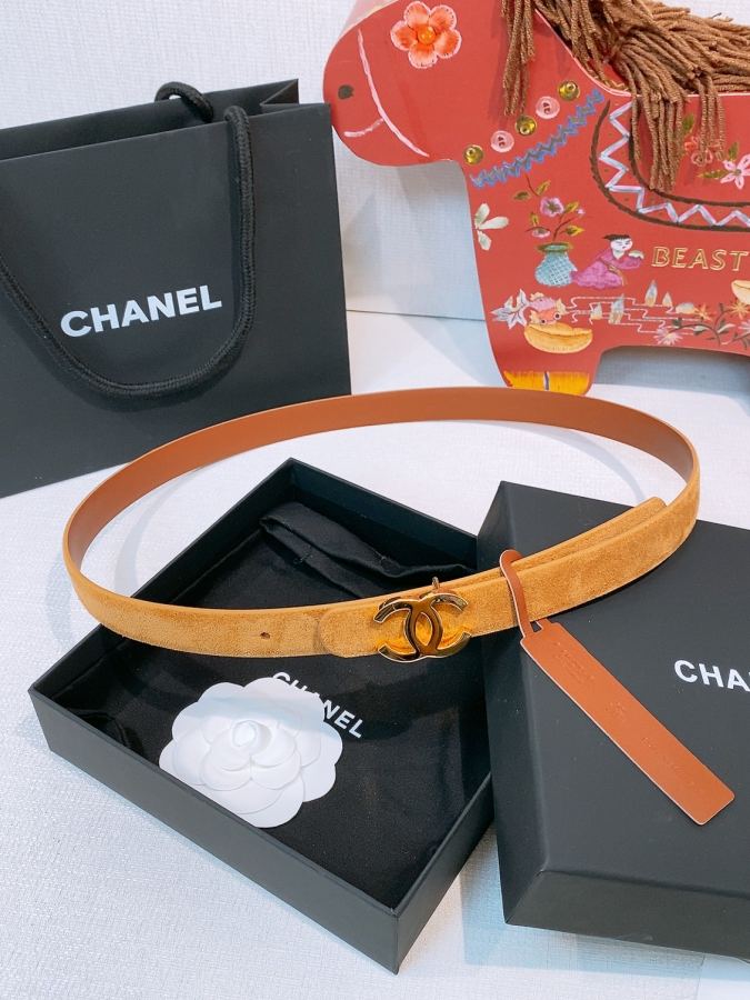 CHANEL Gürtel Xiangjia Neuer schmaler doppelseitiger Gürtel