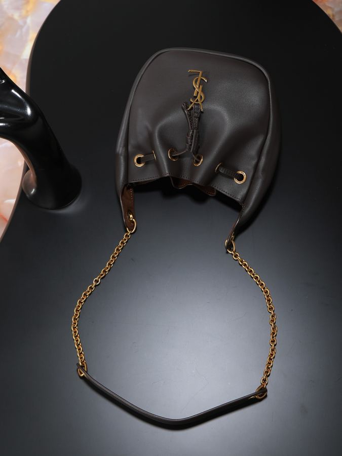 YSL bag YSL Ny Deerskin Bucket Bag — photo 9