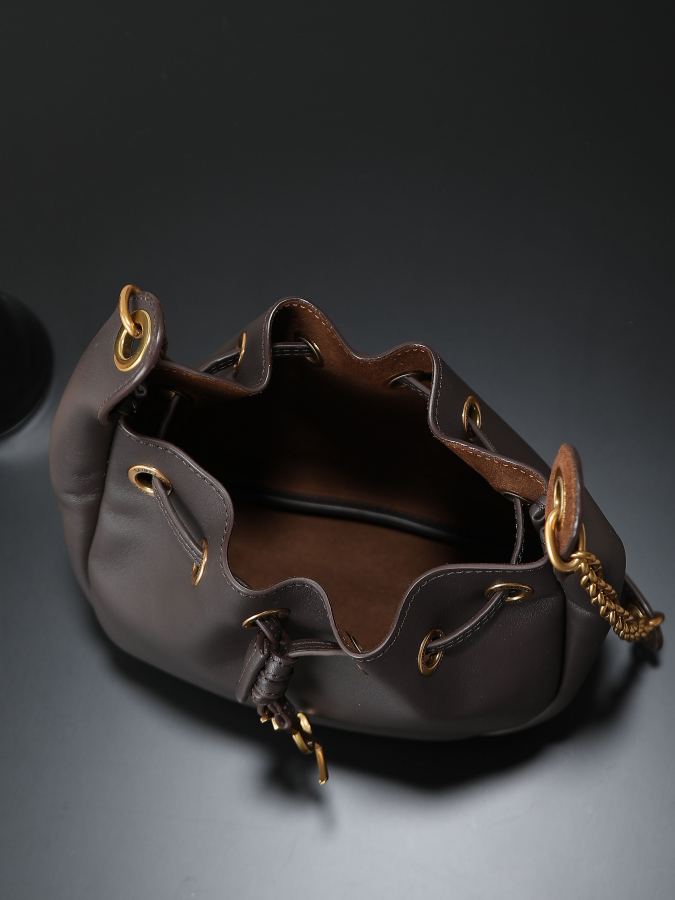 YSL bag YSL Ny Deerskin Bucket Bag — photo 10