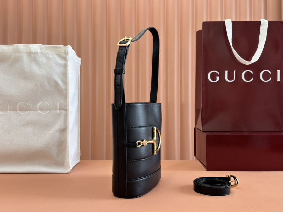 Gucci bag Equipped with a full set of packaging at the counter] Gucci 73 series mini bucket bag — 1:1 Replica — photo 3