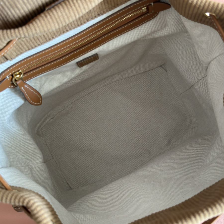 Miu bag A new college-style backpack, canvas and imported calfskin, thick wear-resistant linen — Premium Replica — photo 9