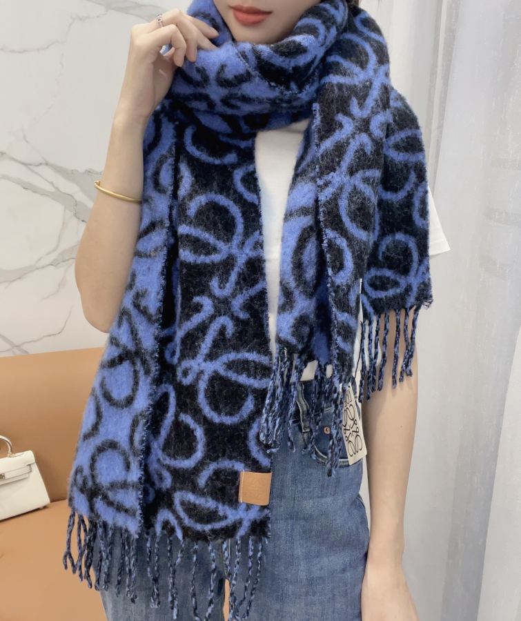 Loewe scarf Loewe Anagram Loewe logo 186x36cm 49% 30% — Premium Replica — photo 2
