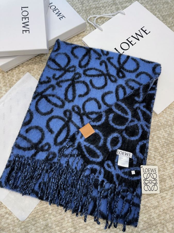 Loewe scarf Loewe Anagram Loewe logo 186x36cm 49% 30% — Premium Replica — photo 3