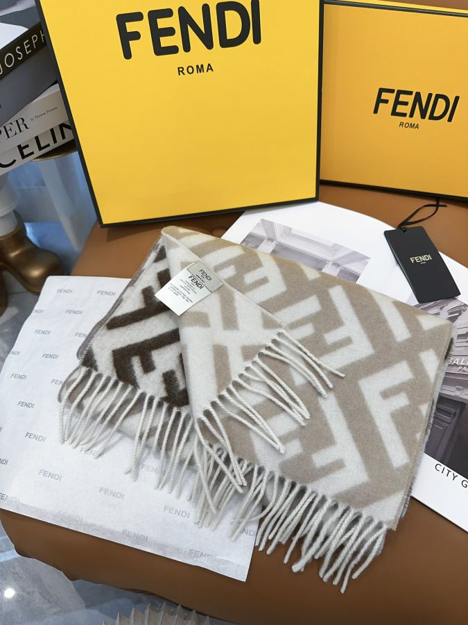 Fendi scarf Fendi FF Stefano Pilati FF 35 x180cm 8cmx2 — 1:1 Replica — photo 5