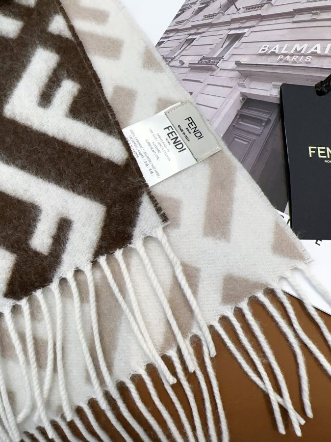 Fendi scarf Fendi FF Stefano Pilati FF 35 x180cm 8cmx2 — 1:1 Replica — photo 4