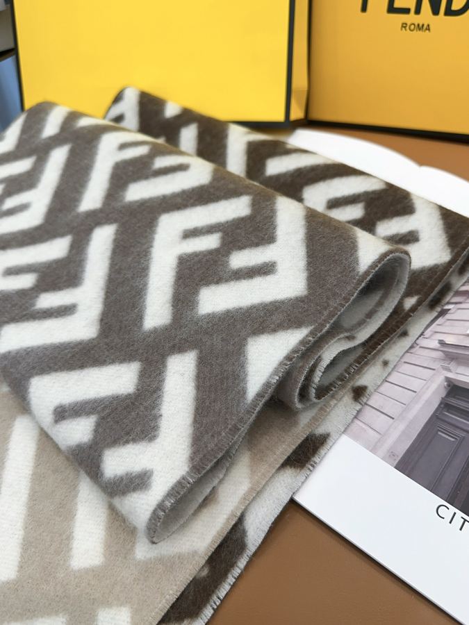 Fendi scarf Fendi FF Stefano Pilati FF 35 x180cm 8cmx2 — 1:1 Replica — photo 3