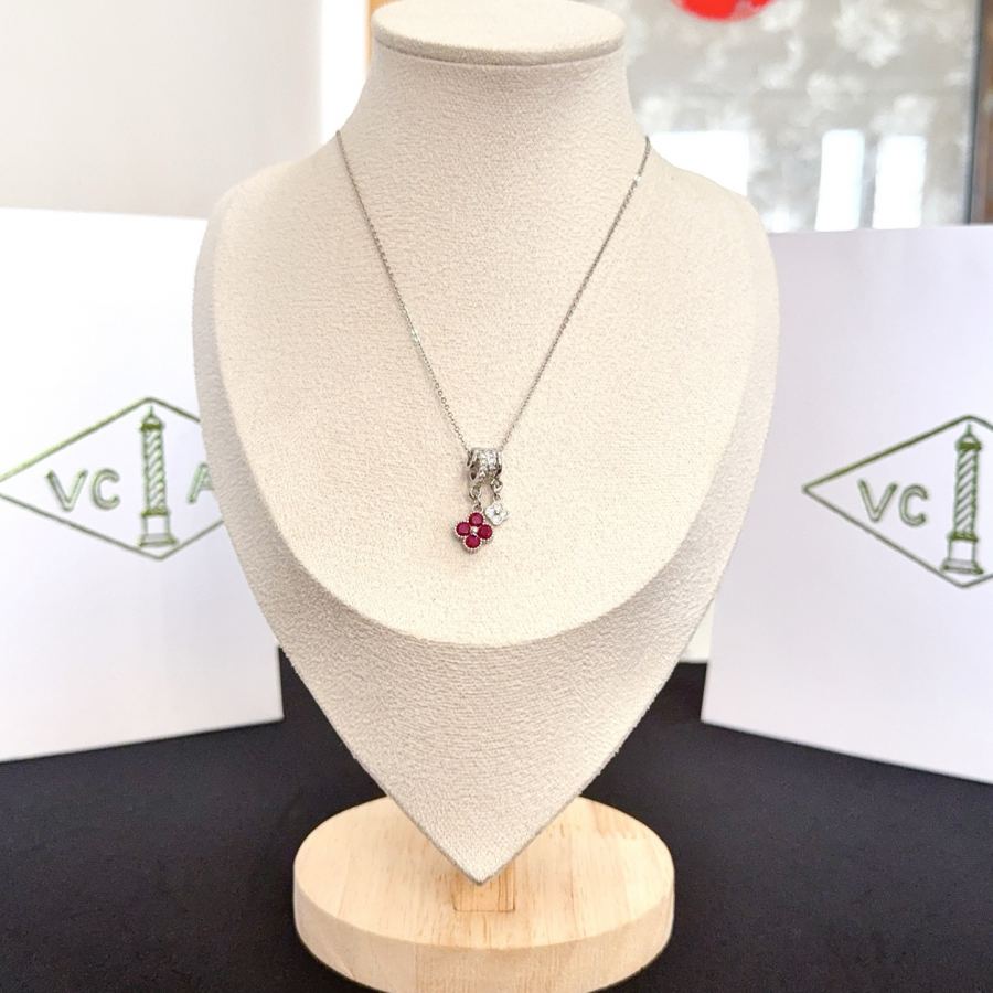 Van Cleef & Arpels Jewelry four-leaf clover necklace, classic, same style as official website, multi-layered — AAA Quality Replica