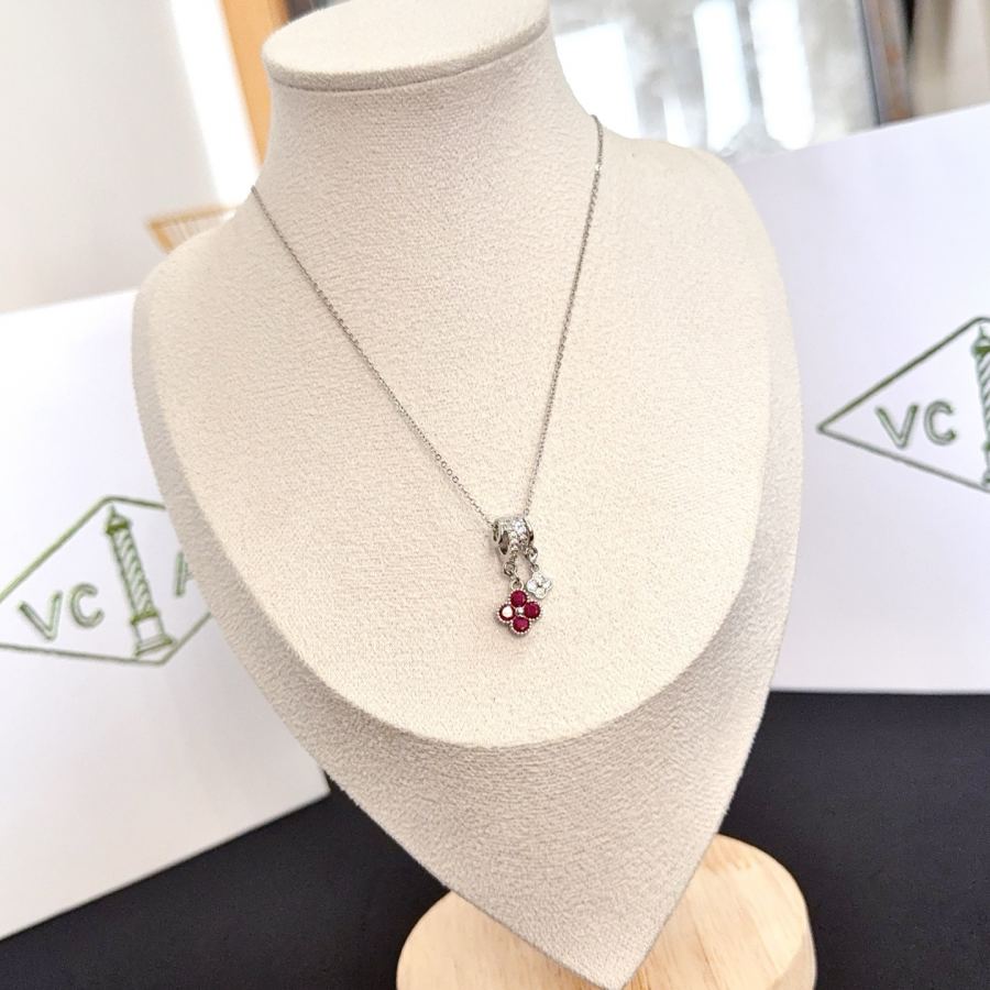 Van Cleef & Arpels Jewelry four-leaf clover necklace, classic, same style as official website, multi-layered — AAA Quality Replica — photo 3