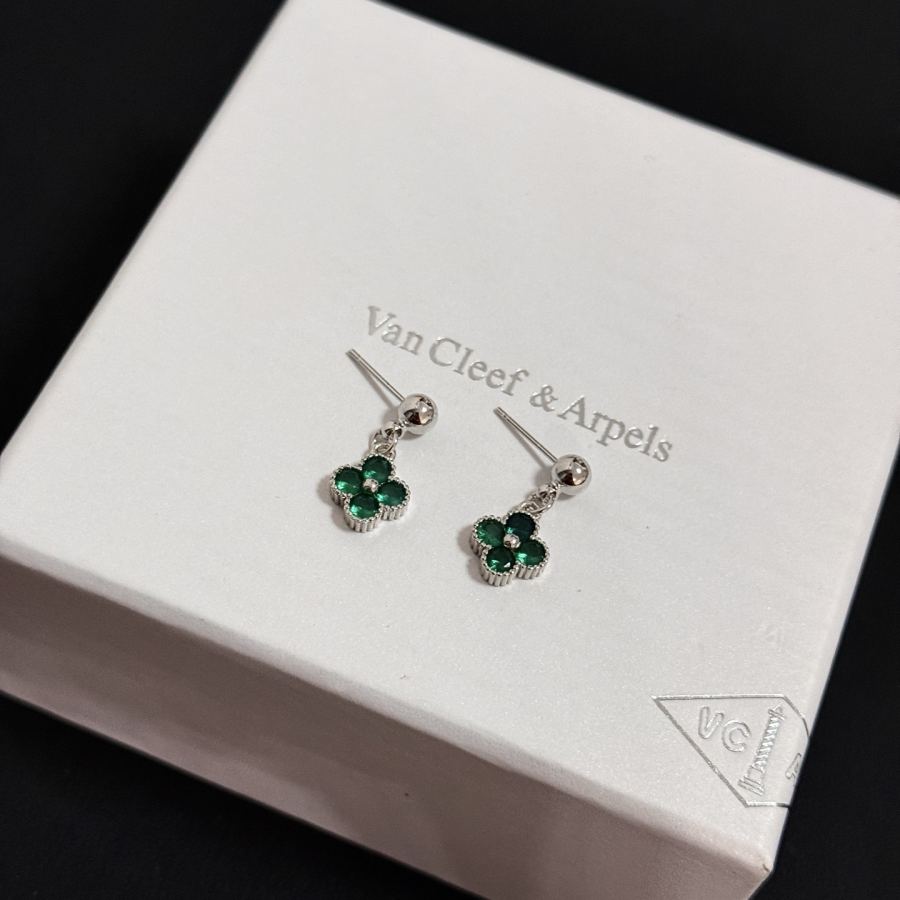 Van Cleef & Arpels Jewelry four-leaf clover earrings, classic, same style as official website, multi-layered — Premium Replica — photo 4