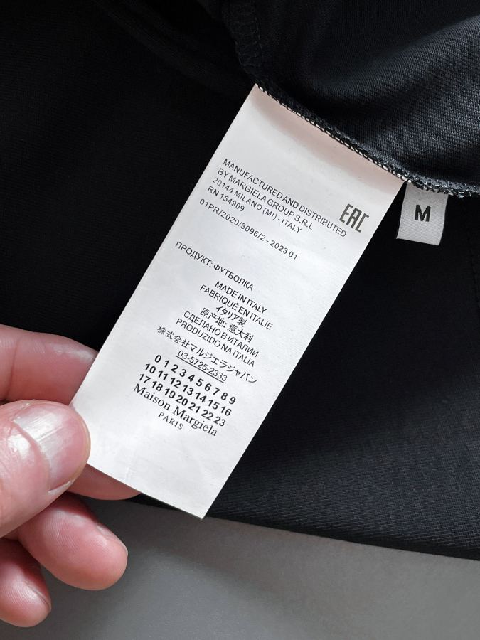 MM6 men MM6 Margiela selects 280 grams of customized fabric Special embroidery technology Same style — 1:1 Replica — photo 8
