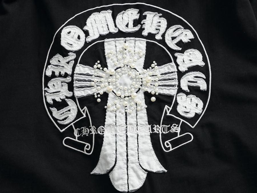Chrome hearts men/Cro Heart 2025 Cross Patch Embroidery Summer New Original Single Counter American — 1:1 Replica For Sale — photo 11