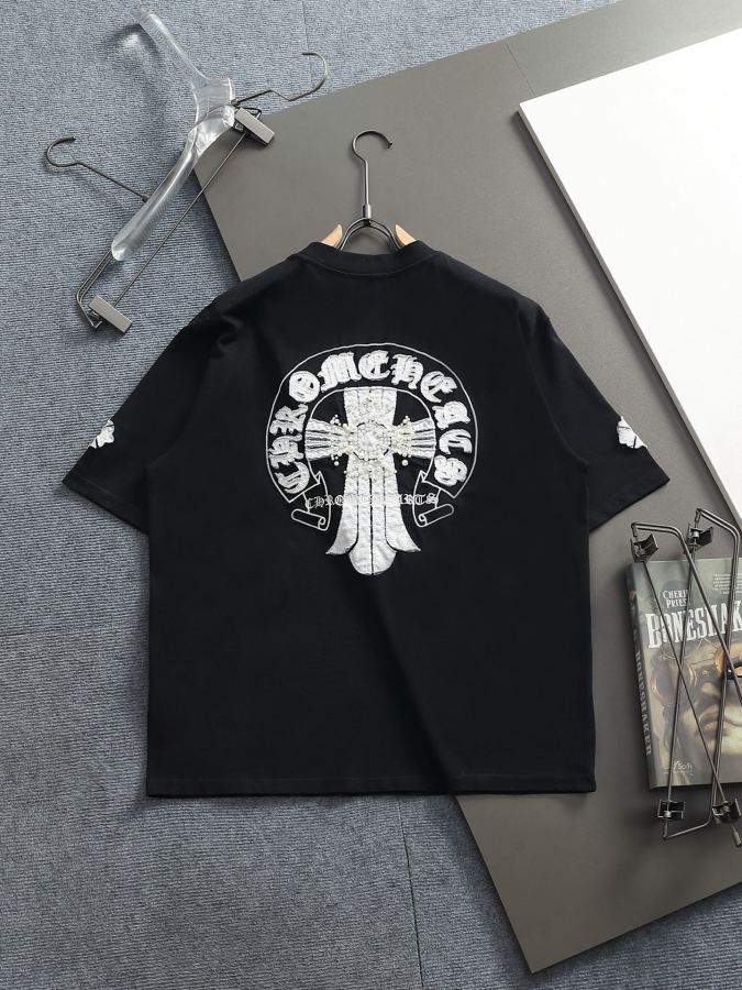 Chrome hearts men/Cro Heart 2025 Cross Patch Embroidery Summer New Original Single Counter American — 1:1 Replica For Sale — photo 2