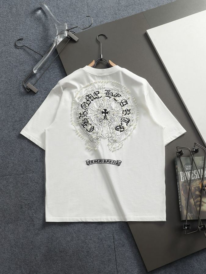 Chrome hearts men/Cro Heart 2025 Cross Patch Embroidery Summer New Original Single Counter American — 1:1 Replica — photo 2