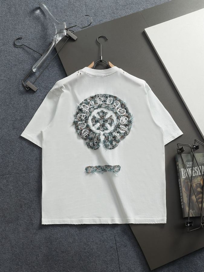 Chrome hearts men/Cro Heart 2025 Cross Patch Embroidery Summer New Original Single Counter American — 1:1 Replica For Sale — photo 2